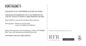 Galerie - Ausstellungen / Exhibitions